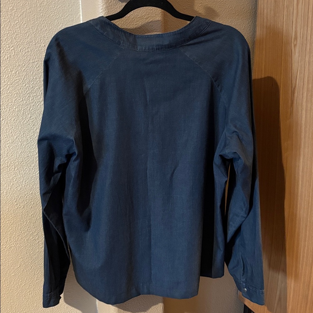 Ruby Rd. Blue Patterned Blouse And A Dark Denim P… - image 8